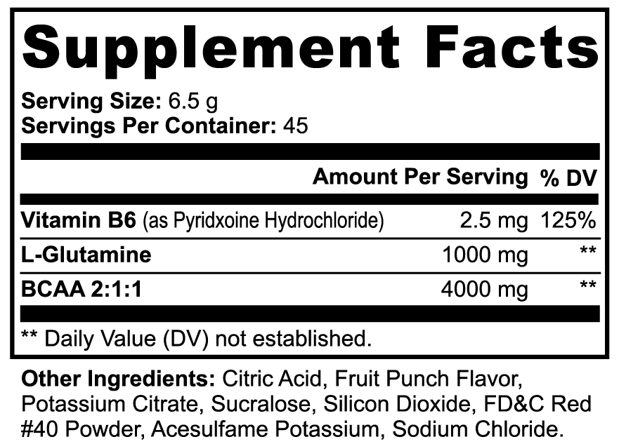 BCAA Enhanced Energy